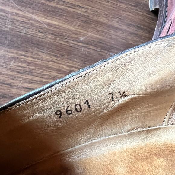 Hickey Men's Tassel Loafers 7.5 - Picture 7 of 10